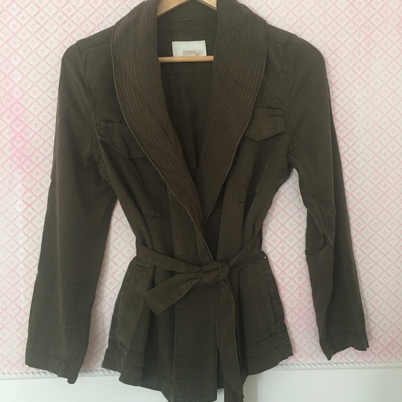 BELTED CARGO JACKET - Picture 1 of 4